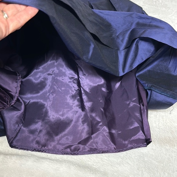 Elegant Blue Scoop Neck Sleeveless Mini Dress Formal, Bridesmaid or Evening out - Picture 12 of 13